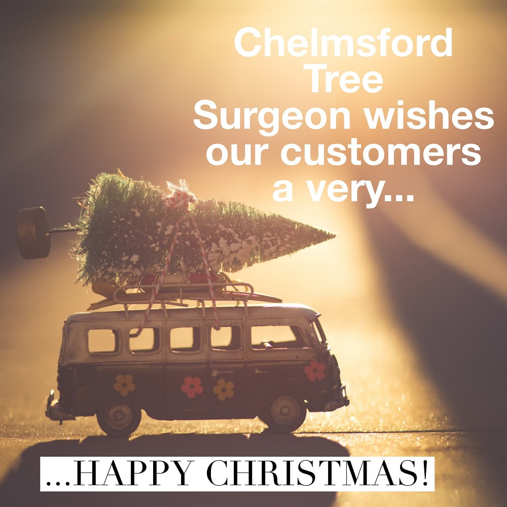 Chelmsford tree surgeon wish customers a happy christmas